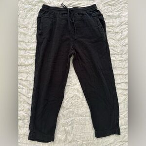 Universal Threads black linen trousers size medium